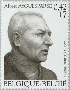 Stamp, Music and literature, Belgium,  , Famous People, Authors