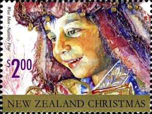 Stamp, Wise Men, New Zealand,  