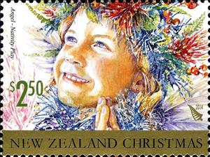 Stamp, Angel, New Zealand,  