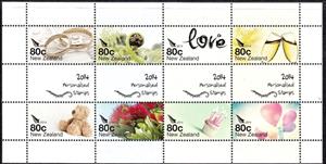 Souvenir Sheet, 2014 Personalised Stamps, New Zealand,  