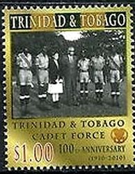 Stamp, Various photographs of cadets, different, Trinidad and Tobago,  