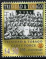 Stamp, Various photographs of cadets, different, Trinidad and Tobago,  