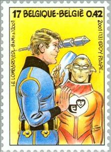 Stamp, Youthphilately- Comics, Belgium,  , Cartoons, Comics