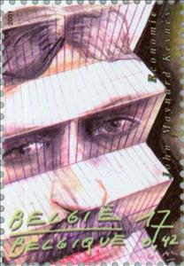 Stamp, Millennium, Belgium,  , Famous People, Special Occasions, Economy, Millennium, Diplomates