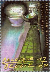 Stamp, Millennium, Belgium,  , Special Occasions, Naturalists, Nobel Laureates, Millennium