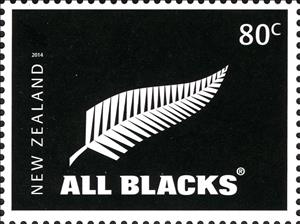Stamp, All Blacks, New Zealand,  