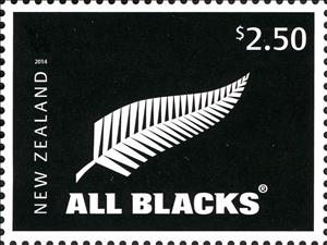 Stamp, All Blacks, New Zealand,  