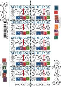 Mini Sheet, Number stamps from 1946-1962, Netherlands,  , Stamps, Philately, Stamp Day