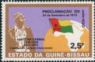 Map of Africa and Flag