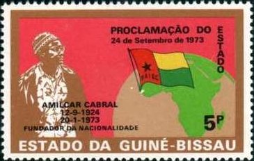 Map of Africa and Flag
