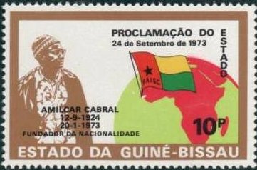 Map of Africa and Flag