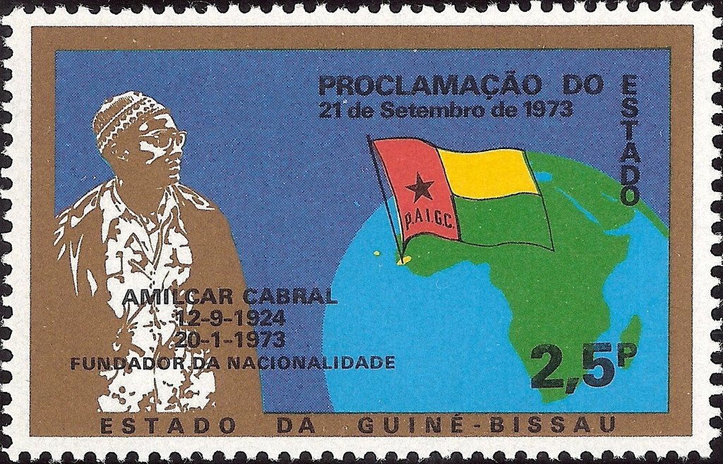 Map of Africa and Flag