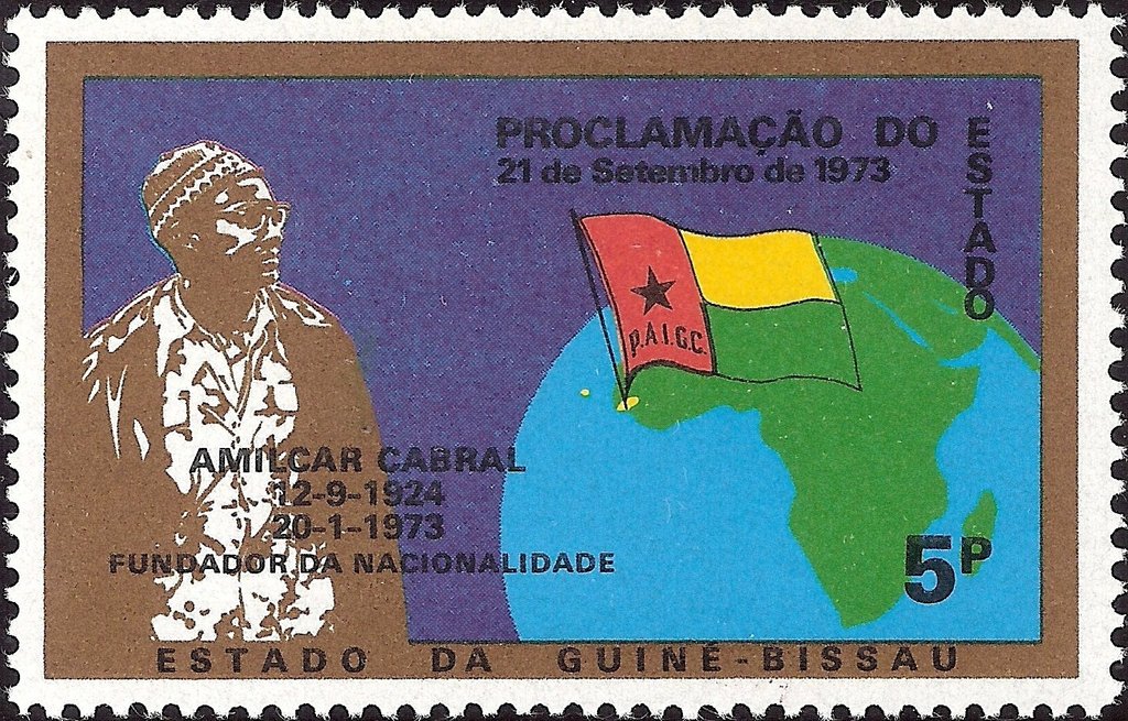 Map of Africa and Flag