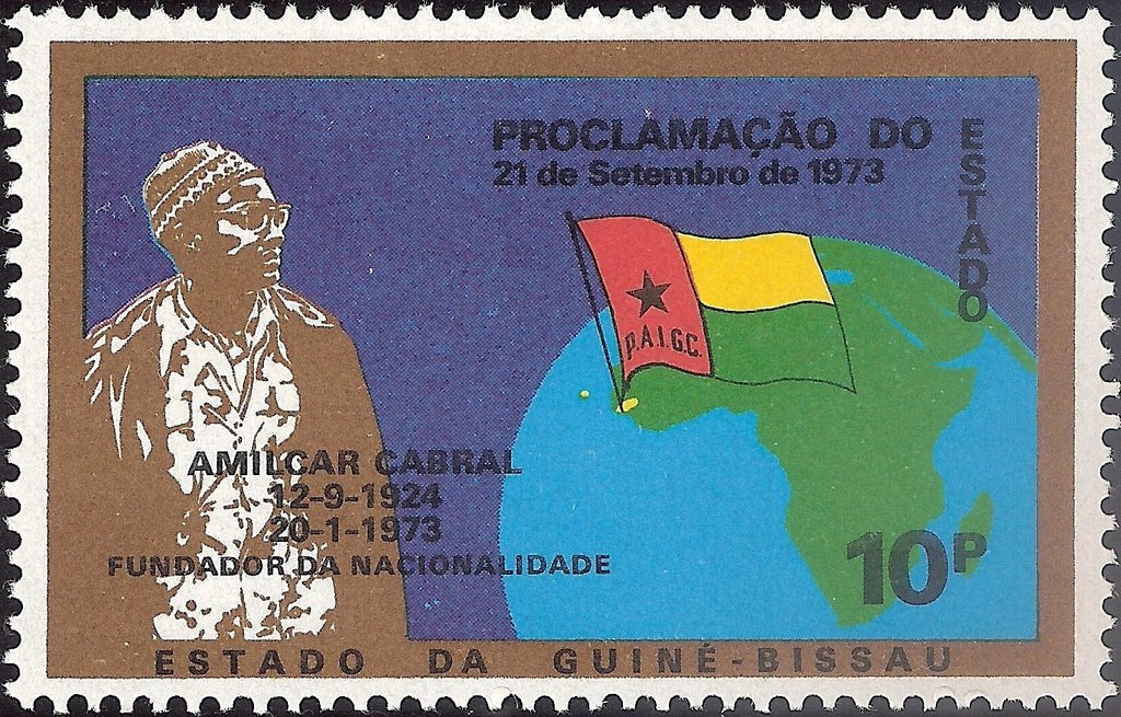 Map of Africa and Flag
