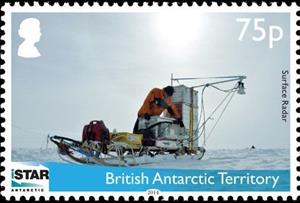 Stamp, Surface Radar, British Antarctic Territory (BAT),  