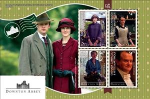 Mini Sheet, Downton Abbey M/S II, Grenada Grenadines,  , Television