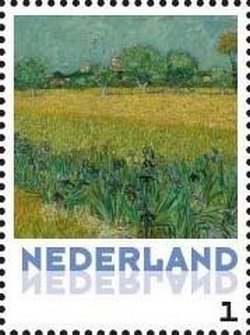 Vincent van Gogh: Field with irises near Arles