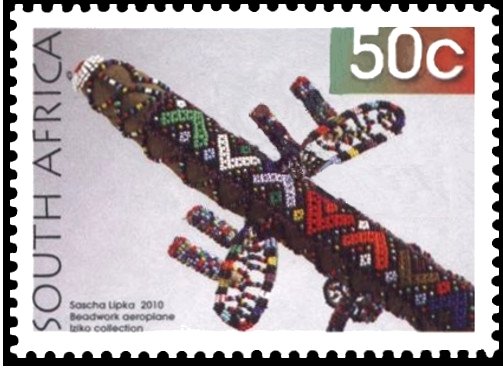 Beadwork aeroplane