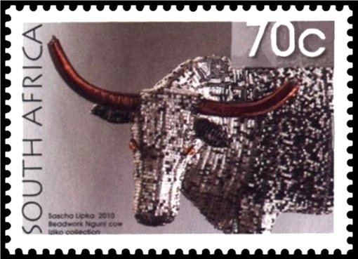 Beadwork Ngumi cow
