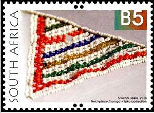 Stamp, Neckpiece,Tsonga, South Africa,  , Folklore