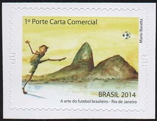 Stamp, Rio de Janeiro, Brazil,  , Football (Soccer)
