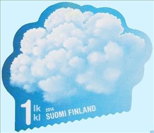Stamp, Clouds, Finland,  , Clouds