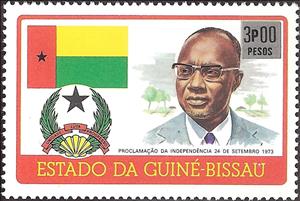 Stamp, Stamp with Surcharge - Proclamation of Independence, Guinea-Bissau,  