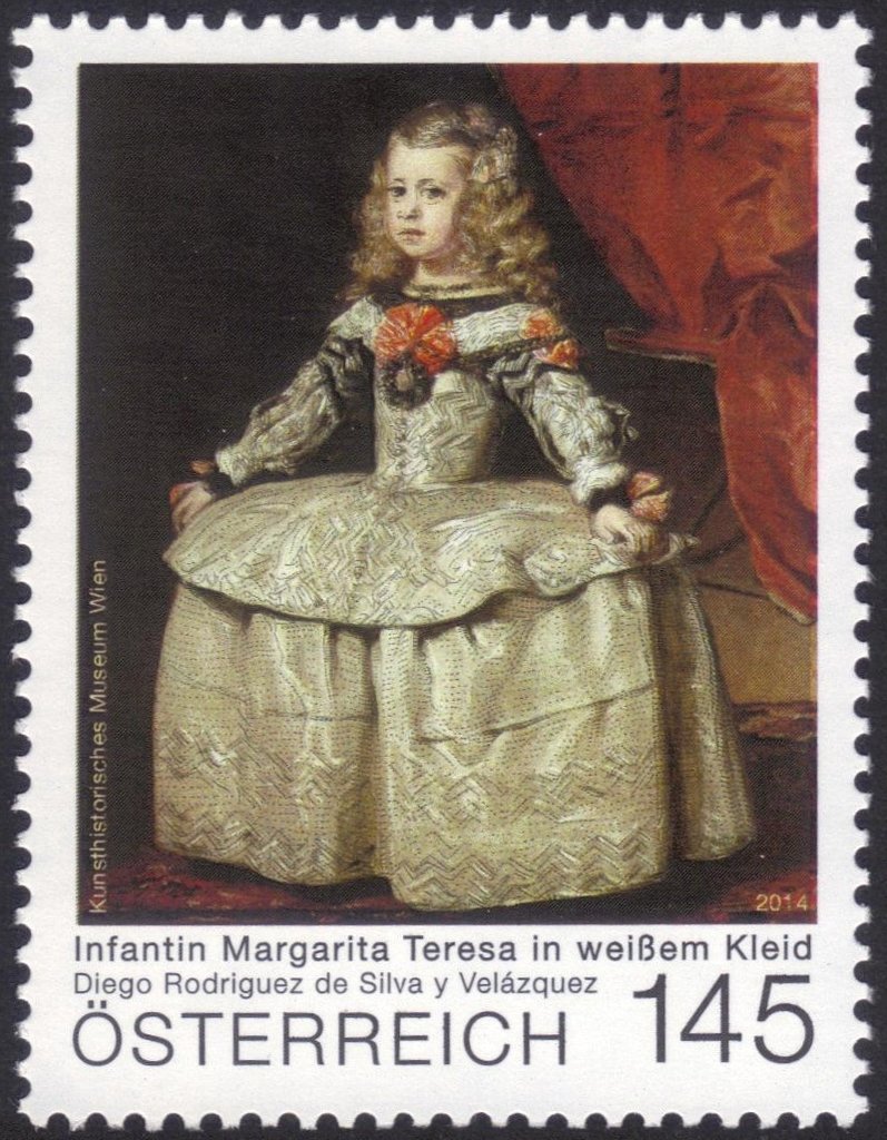 Infanta Margarita Teresa in a white robe