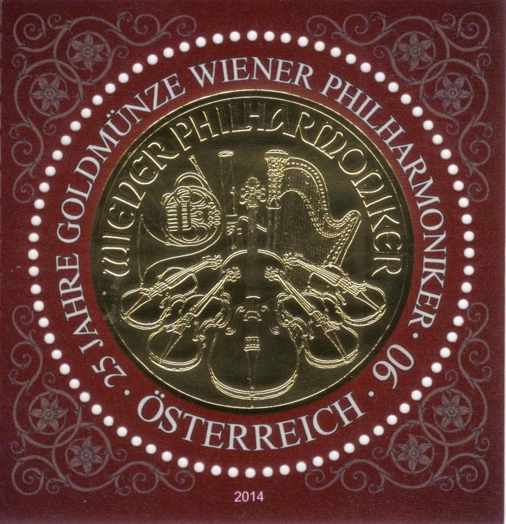 Coin Vienna Philharmonics, 25th anniversary