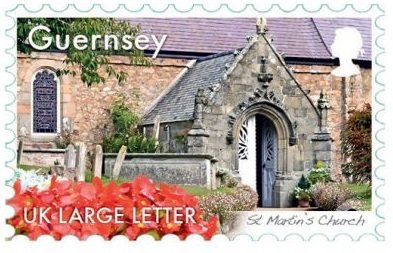 Stamp, St Martin’s Church, Guernsey,  , Churches - Cathedrals - Basilicas - Chapels
