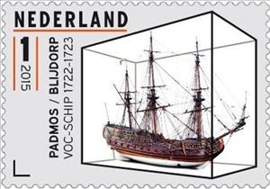 Souvenir Sheet, VOC Ship 1722-1723, Netherlands,  