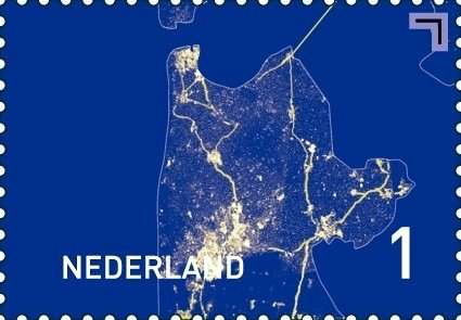 The enlightened stamp by Daan Roosegaarde