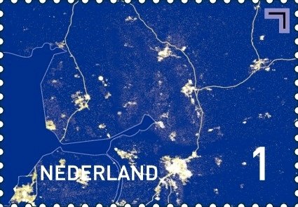 The enlightened stamp by Daan Roosegaarde