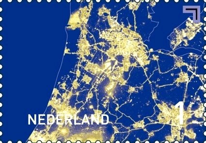 The enlightened stamp by Daan Roosegaarde