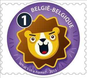Stamp, Little Faces: Sturdy, Belgium,  