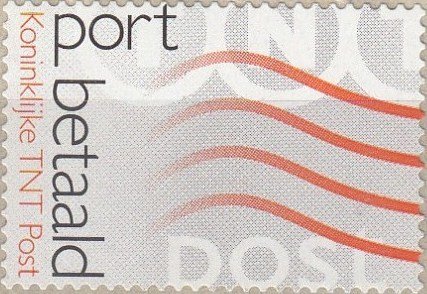 Stamp, TNT mail symbol - waves, Netherlands,  , Symbols
