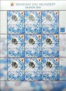 Mini Sheet, Pope John Paul II, Poland,  , Popes