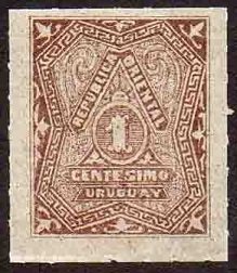 Stamp, Numerals, Uruguay,  