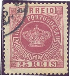 Stamp, Crown, India, Portuguese,  