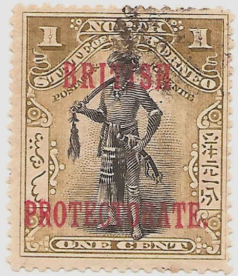 Dyak with overprint