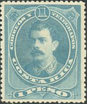 Stamp, Ramón Bernardo Soto Alfaro (1854-1931), Costa Rica,  