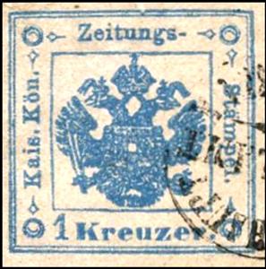 Revenue Stamp, Newspaper revenue stamp, Austria,  