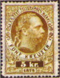 Stamp, Emperor Franz Joseph, Austria,  