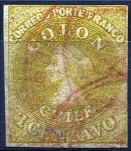 Stamp, Christopher Columbus (1451-1506), Chile,  