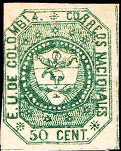 Stamp, Coat of Arms, Colombia,  , Coats of Arms