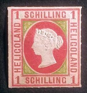 Stamp, Queen Victoria, German States,  