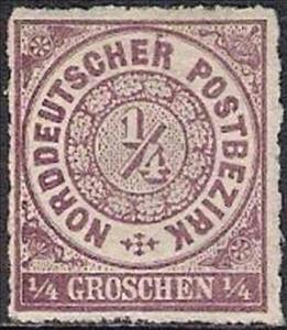 Stamp, Numeral in circle, German States,  