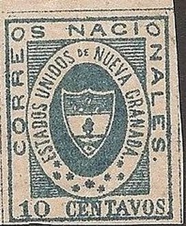 Stamp, Coat of Arms, Colombia,  , Coats of Arms