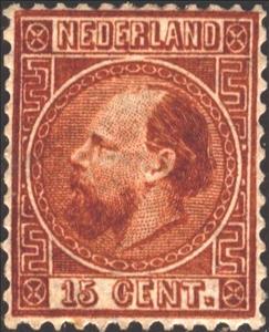 Stamp, King William III (1817-1890), Netherlands,  , Heads of State, Kings