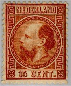 Stamp, King William III (1817-1890), Netherlands,  , Heads of State, Kings